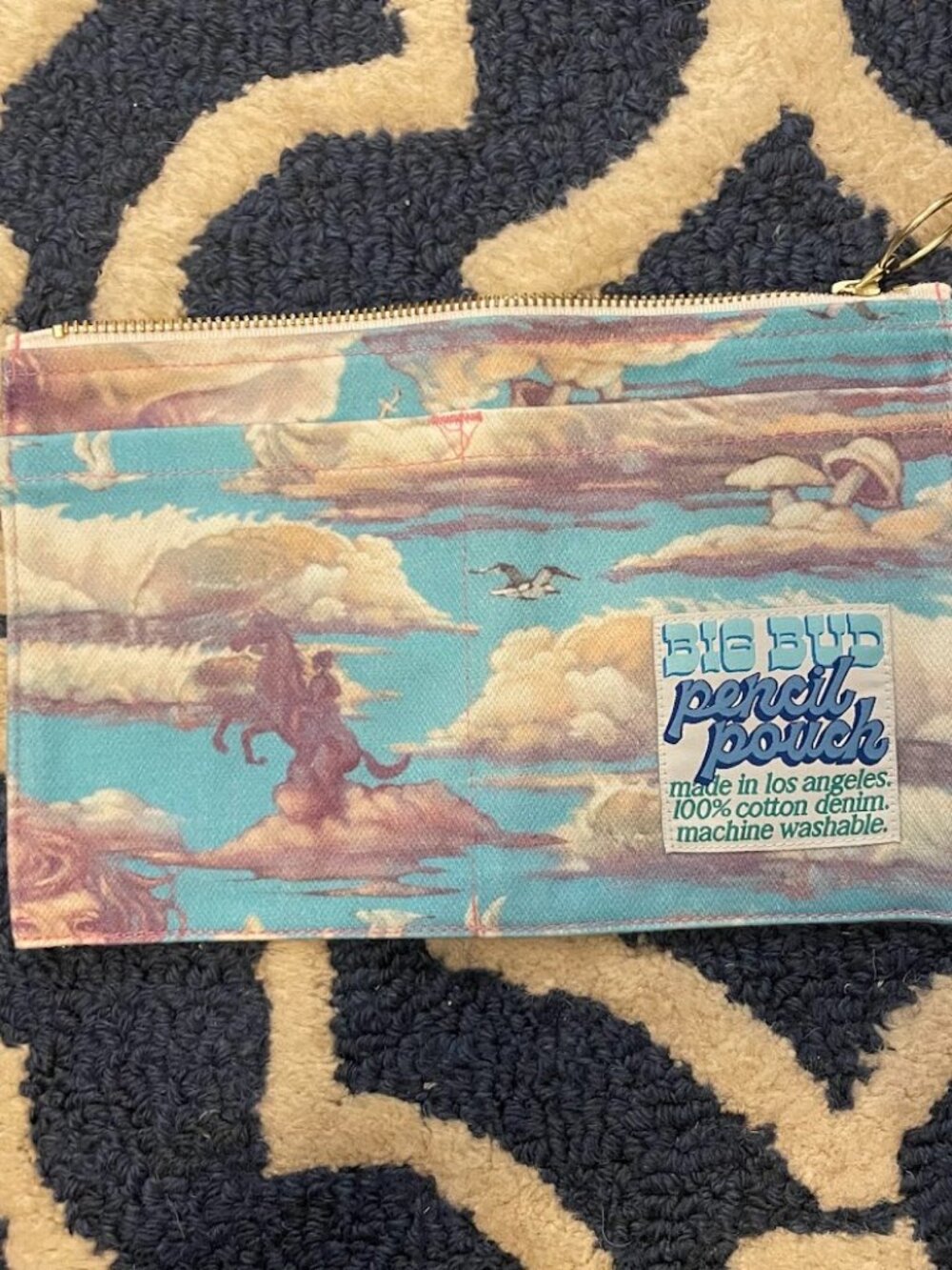 Big Bud Press Bill Ogden Cloud Kingdom Pencil Pouch NWOT